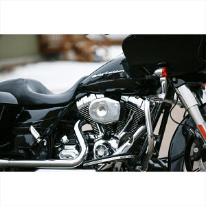 バイクパーツエスアンドエスサイクル S&S ステルス エアクリーナーキット トリビュート クローム ツインカム 電子スロットル 08-17170-0594 4550255342548