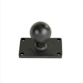 【5日前後で発送】 バイクパーツ 電子機器類ラムマウント スクエアベース 4穴P1.5x2.5inch 1.5インチボールRAM-202U-23 4550255823924RAM-202U-23