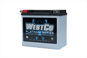 �y5���O��Ŕ����z�o�C�N�p�[�cWESTCO(�E�G�X�g�R) �o�b�e���[ Platinum 12V/19Ah 325CCAWCP204550255775377