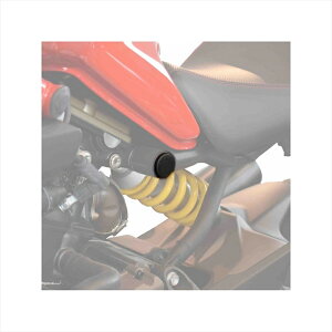 バイクパーツ 外装プーチ シャシーキャップ ブラック・樹脂 9633N 4550255223571MONSTER 821/1200/S 14-16