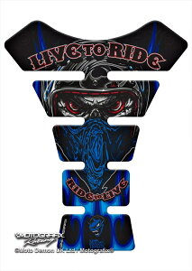 �o�C�N�p�[�c �O�����g�O���t�B�b�N�X TANK PAD Street Designs Blue with Grey, Red, Black �� SilverMT-MDT002B 4580779604648