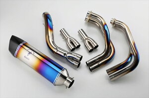 バイクパーツ マフラーアエラ AELLA リアルスペックマフラー チタングラデーション Ninja1000SX 23-AE-42030SC 4550646148308Ninja1000SX 23-