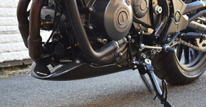 バイクパーツ 外装ブレスクリエイション アンダーカウル ノーマルマフラー用 カーボン クリア塗装品 X350 23-24X35-01-014 4573222762613