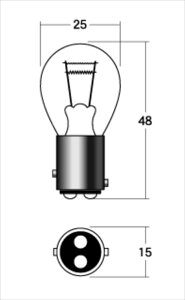 �y5���O��Ŕ����z�o�C�N�p�[�c �d���nM��Hmatsushima(�G���A���h�G�C�`�}�c�V�}) M��H �m�[�}���o���u �X�g�b�v �e�[�� �E�C���J�[ 12V21 5W �N���A1P34074982964446109