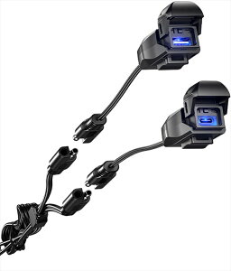 バイクパーツ 電子機器類kaedear(カエディア) MOTO USBチャージャー イルミネーションKDR-M3A-C4580675593909