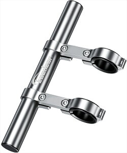 バイクパーツ 電子機器類kaedear(カエディア) クランプロングバーマウント シルバーKDR-H4-3-S4580675592889
