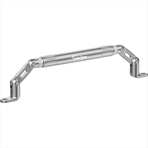 バイクパーツ 電子機器類kaedear(カエディア) ダブルウィッシュミラーバー シルバー KDR-HB6-S4580675596528