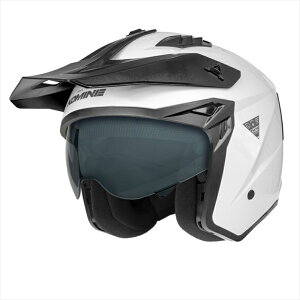 �o�C�N�p�[�c �w�����b�gKOMINE(�R�~�l) HK-173 Street Jet Helmet White #L01-1734582611228432