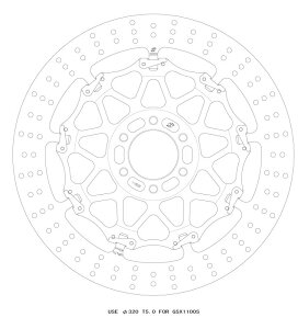 NXbNfBXN[^[F320 R T=5.0 F GSX1100S FEs ItZbg26.5 JX^TCYGSBDF0032R 4538792835860i