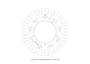 �N���X���b�N�f�B�X�N���[�^�[F��310 R T=5.0 F NINJA250/400 18-21/ZX-25R/SE ABS 20-22GSBDF0036R 4538792884363���i