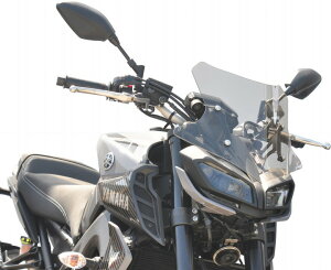 バイク用品 外装AF-ASAHI アサヒフウボウ/旭風防 メーターバイザー ブラウンスモーク MT-09 2BL-RN52JMT-09 4560122613640