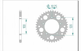 バイクパーツAFAM(アファム) Rスプロケット 525-4336802-434548664334469