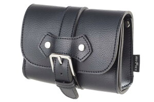 【5日前後で発送】バイク用品 電子機器類モトフィズ MOTOFIZZ ETCポーチ 合皮ブラックMF-4706 4510819104708