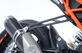 バイク用品 マフラーアールアンドジー R＆G エキゾーストハンガー ブラック KTM DUKE125 17-RG-EH0079BK 4573382080992取寄品