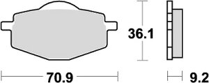 �y5���O��Ŕ����z �o�C�N�p�i �u���[�L �N���b�`KITACO �L�^�R SBS�u���[�L�p�b�h 575RSI DT200R 85-89777-0575077 4990852047307���i