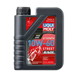 �y5���O��Ŕ����z�͂Ƃ�̃I�X�X���I�y�݌ɂ���zLIQUI MOLY Motorbike 4T Synth 10W-60 Street Race 1L �s���L���� ���[�^�[�o�C�N ���[�^�[�I�C�� 20853 �V���Z�e�B�b�N Moto2/Moto3 �X�g���[�g�E���[�X�t