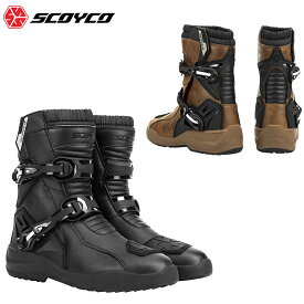 【在庫有り】バイクシューズSCOYCO(スコイコ)ライディングブーツ MT038WP(Touring)防水 スニーカー 街乗り ツーリング 通勤通学