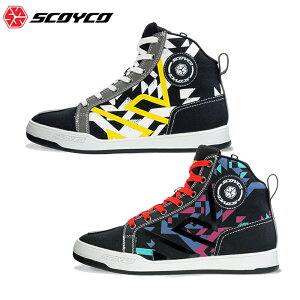 バイクシューズSCOYCO(スコイコ)カジュアルライディングシューズ XJX-MT068デザイン スニーカー 街乗り ツーリング 通勤通学 24sale