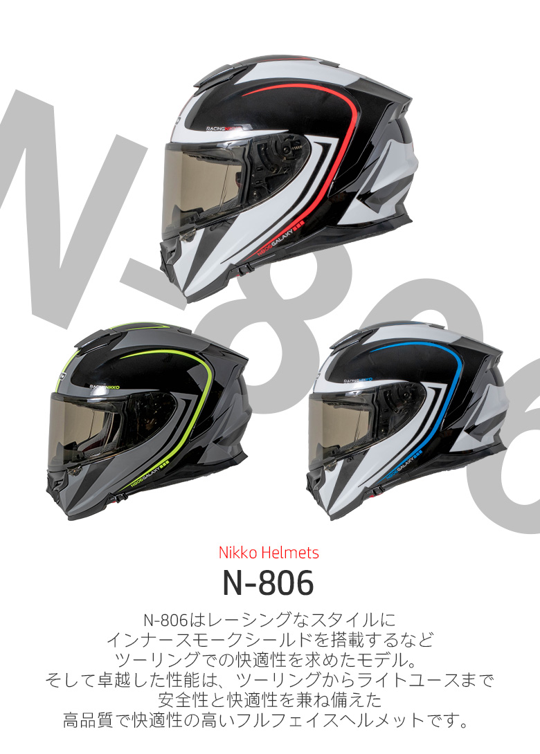 楽天市場】NIKKO HELMET N-806 フルフェイス ヘルメット 防寒 カッコ