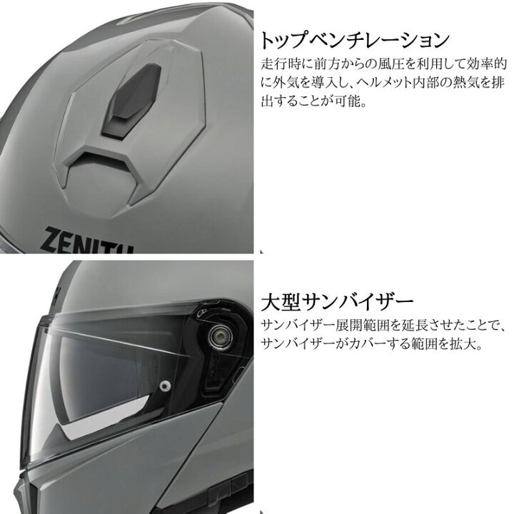 アイテム勢ぞろい ヤマハ Yamaha バイクヘルメット システム YJ-21 ZENITH サンバイザーモデル N.グレー Mサイズ 57~58cm 90791-2367M