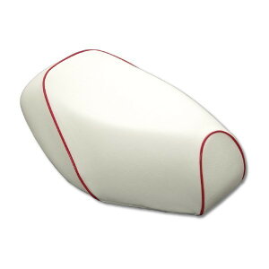 バイク用品 外装グロンドマン GRONDEMENT 国産シートカバー 3YK スーパージョグ(JOG)カラー(白カバー・赤パイピング)被せGR24YC20P40 4580336278848取寄品