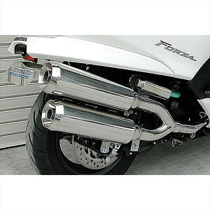 バイクパーツ マフラーウイルズウィン サイドバイサイドマフラー/ジェット222-15-04 4547424395863FORZA(MF08)