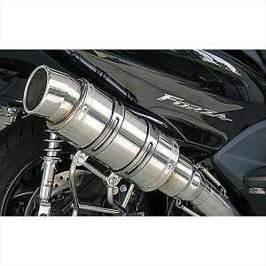 バイクパーツ マフラーウイルズウィン ビーストショートマフラー タイプS/POL222-17-11 4547424582522FORZA(MF08)
