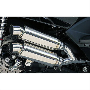 バイクパーツ マフラーウイルズウィン アトミックツインマフラー/スポーツ222-13-05 4547567357322FORZA(MF08)