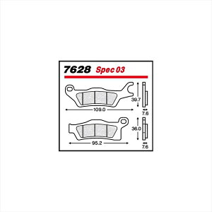oCNp[c ^J B/PAD SPEC037628-Spec03 4560110981348GSX-R125/150