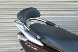 バイクパーツ 外装アディオ バックレスト&タンデムバー BK43101 4582437432105リード125 -17 EBJ-JF45