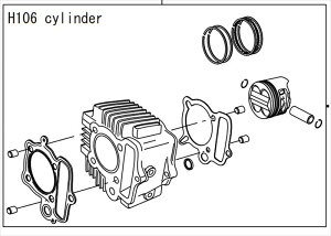 oCNp[c SP TAKEGAWA(XyVp[c^PK) CYLINDER KIT H-TYPE/01-04-80104514162295205
