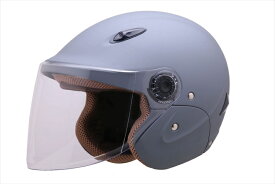 ヘルメット ユニカーコウギョウ MATTED セミジェットヘルメット マットグレー BH-54GY 4982612869212 取寄品