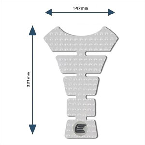 �o�C�N�p�[�c �O���A�[���A���h�W�[ Eazi-Grip Tank Grips:EVO:CLEARRG-EVOCENTREPADFCL 4580779597148Centre Tank Pads in Black - Design F Design F