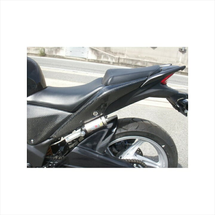 楽天市場】 バイクパーツ 外装エーテック シートカウル 左右 FRP黒