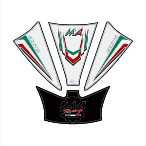 �o�C�N�p�[�c �O�����g�O���t�B�b�N�X �^���N�p�b�h WHT/SLV MT-TM003WS 4580041217514MV AGUSTA MVA