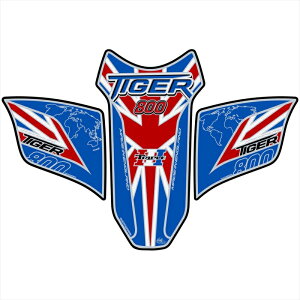 �o�C�N�p�[�c �O�����g�O���t�B�b�N�X �^���N�p�b�h BLU/RED MT-TT029BUJ 4580041227964TRIUMPH Tiger800 10-17