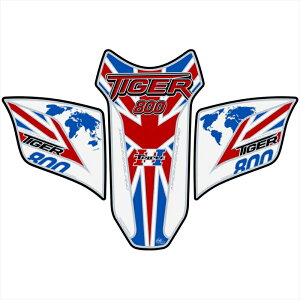 �o�C�N�p�[�c �O�����g�O���t�B�b�N�X �^���N�p�b�h WHT/RED MT-TT029WUJ 4580041228022TRIUMPH Tiger800 10-17
