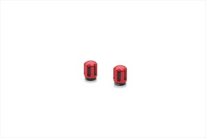 バイクパーツBIKERS(バイカーズ) エアバルブキャップ アルミ 2個 レッドC0950-RED4550255601430