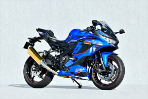 バイクパーツ マフラーヤマモトレーシング SPEC-A TI4-2-1 DOWN TYPE-SA ゴールド ZX-4R 8BL-ZX400P40409-21SAG 4521717302004