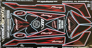 �o�C�N�p�[�c �A�N�Z�T���[���g�O���t�B�b�N�X FRONT/REAR BODY PAD CB1000R 08-16 MT-NH019KR 4580779604204