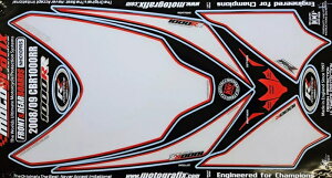 �o�C�N�p�[�c �A�N�Z�T���[���g�O���t�B�b�N�X FRONT BODY PAD CBR1000RR-8, RR-9 08/09 MT-NH010PRS 4580779604273