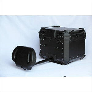 バイクパーツ クーケース アルミトップケース 可変バックレストCAB450B 457013435073045L/ブラック