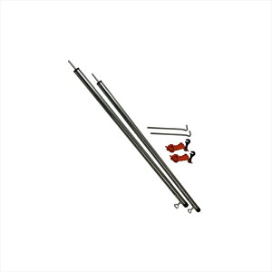 【5日前後で発送】バイクパーツ キャンプ用品トゥエンティスリーゼロ AWNING POLE SET230SAPS75 455064605136323ZEROスワッグ オプションポール