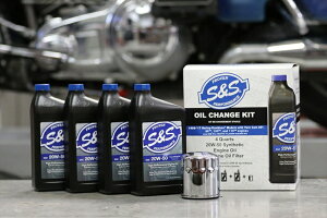 �o�C�N�p�[�c S&S Cycle Inc(�G�X�A���h�G�X�T�C�N��) �G���W���I�C���`�F���W�L�b�g 20W50 Full-Synthetic3601-04134550255343583