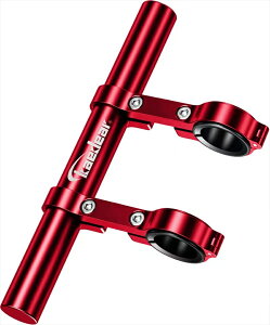 バイクパーツ 電子機器類kaedear(カエディア) クランプロングバーマウント レッドKDR-H4-3-R4580675593060