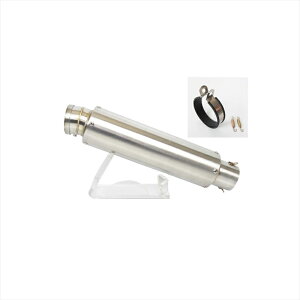 バイクパーツ マフラーウチカスタムパーツ ステンレス レーシングサイレンサー MFST89B 4548916818754汎用