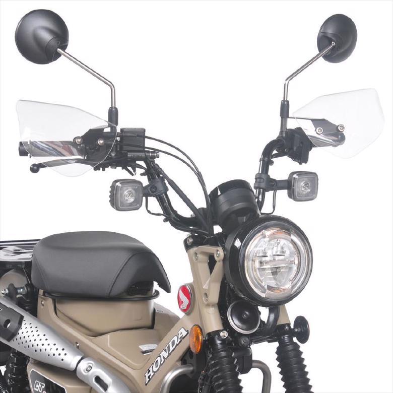 バイクパーツ モーターサイクル オートバイ バイク用品 海外限定 ハンドルAF-ASAHI アサヒフウボウ 4560122613886取寄品 限定価格セール 2BJ-JA55M6-01 旭風防 ナックルバイザー CT125 セール
