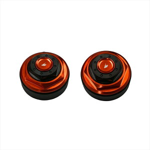 バイクパーツBIKERS(バイカーズ) フロントフォークキャップ 2個 オレンジ H0239-ORG4548916412433DAX125 22-24 GROM 13-24 MONKEY125 18-24