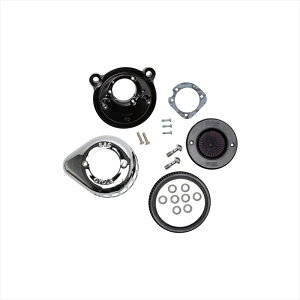 バイクパーツエスアンドエスサイクル S&S AirStinger エアスティンガーステルス エアクリーナーキット クローム スポーツスター 07-22170-0725A 4550255694319