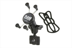 �y5���O��Ŕ����z�o�C�N�p�[�cRAM MOUNTS(�����}�E���g) X�O���b�v S ���o�[�}�E���g�x�[�X M �Z�b�g �V���[�g�A�[�� ��19.05-25.4mm�Ή� 1�C���`�{�[��RAM-B-408-75-1AUN7U4549950316220